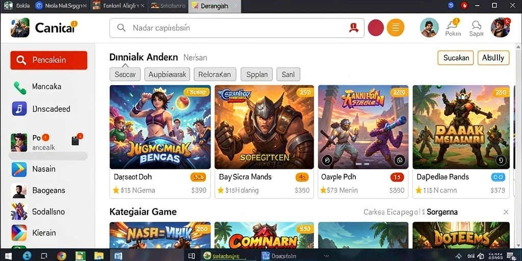 Opsi permainan yang beragam dan seru.