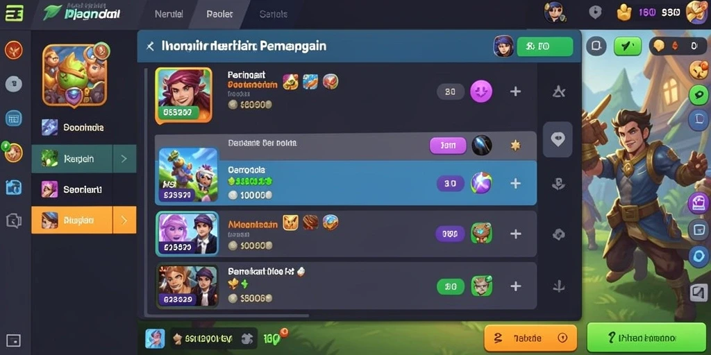 Fitur leaderboard untuk kompetisi antar pemain.