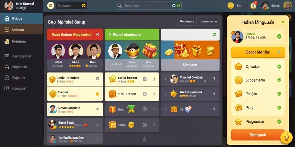 Contoh permainan seru dalam REJEKIHUB.