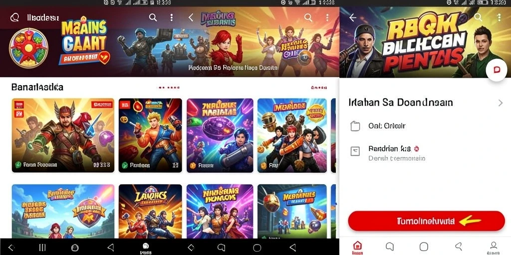 Tangkapan layar gameplay yang intens dan mendebarkan.